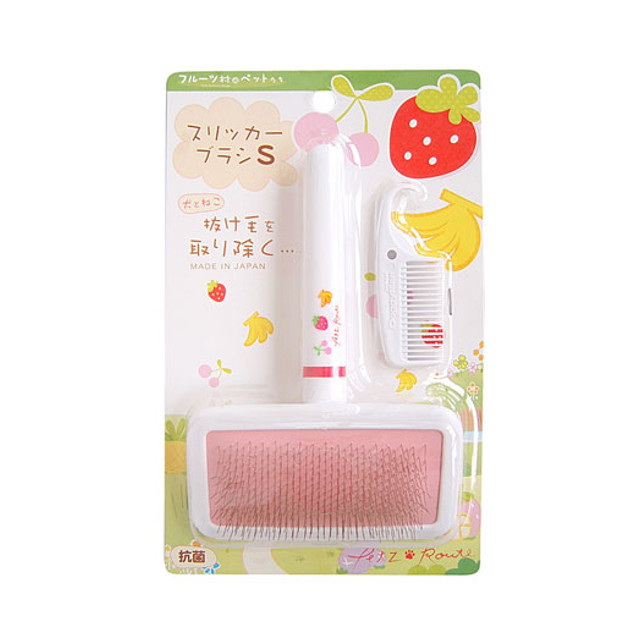 フルーツ村 スリッカーブラシ S